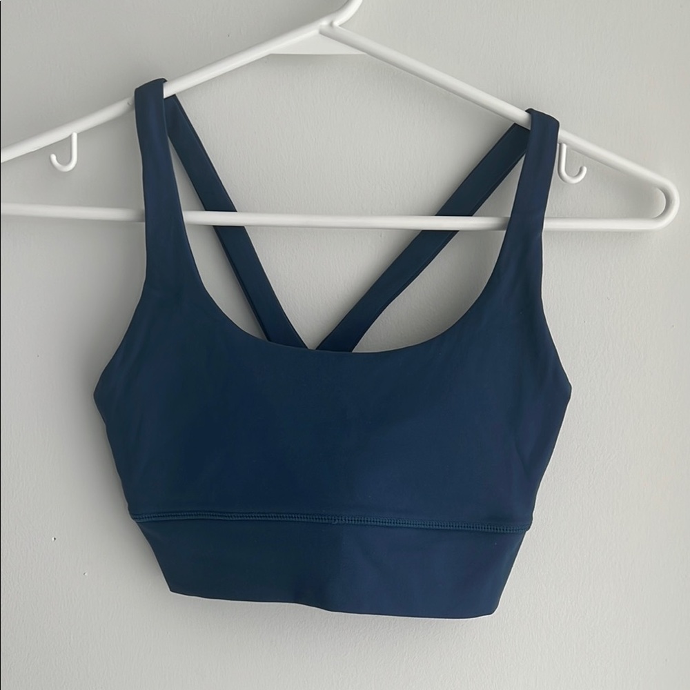 Women's Navy Blue Sports Bra
